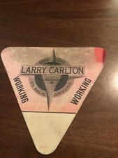 Backstage Pass - Larry Carlton - On Solid Ground Tour - Working cloth pass&nbsp;