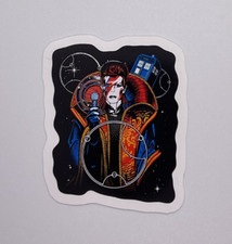 Bowie-5pk-Vinyl Sticker-EZ peel-Music-Cartoon...