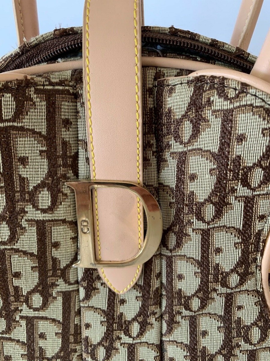 VTG Christian Dior Green Canvas Monogram Diorissimo Saddle VTG Christian Dior Green Canvas Monogram Diorissimo Saddle