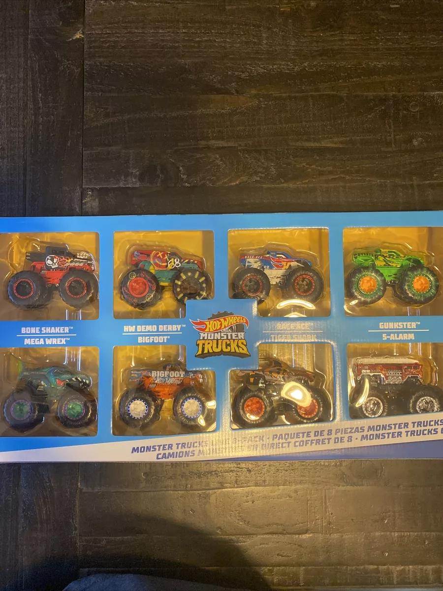 Hot Wheels Monster Trucks Coffret de 8 véhicules…