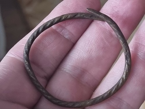 Saxon bronze Childs bracelet from old English col. Please see description LA145q
