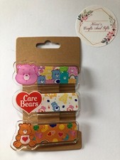 SET OF 3 CARE BEAR CHARACTER THEMED HAIR CLIPS DIFFERENT DESIGNS