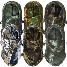 Winter Balaclava Thermal Fleece Ski Neck Warm Hoods Full Face Mask Hat Cap