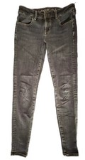 American Eagle Size 4 Regular Dark Wash Jegging Super Super Stretch X4 Blue Jean