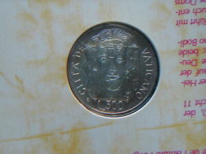 1998 Vatican Italy rare silver coin UNC £ 500 SINDONE  in official BOX