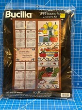 Bucilla 1995 Sequined Felt Calendar Kit "No Matter Where" 83090 New in Package