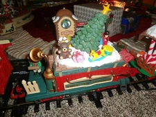 New Bright Holiday Express TREE TOP TENDER 387 384 train sound TESTED VIDEO