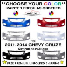 NEW FRONT BUMPER COVER FOR 2011-2014 CRUZE PAINTED *CHOOSE YOUR COLOR* GM1000924