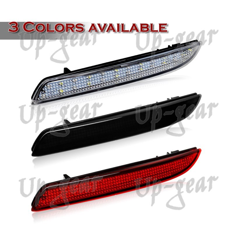 For 2011-2014 Acura TSX/ Wagon JDM Clear Lens LED Bumper Brake Light Lamp 2PCS