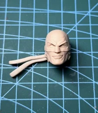 1/12 Unpainted Comics Smile Iron Fist Head Carved Model Fit 6'' ML Action Figure