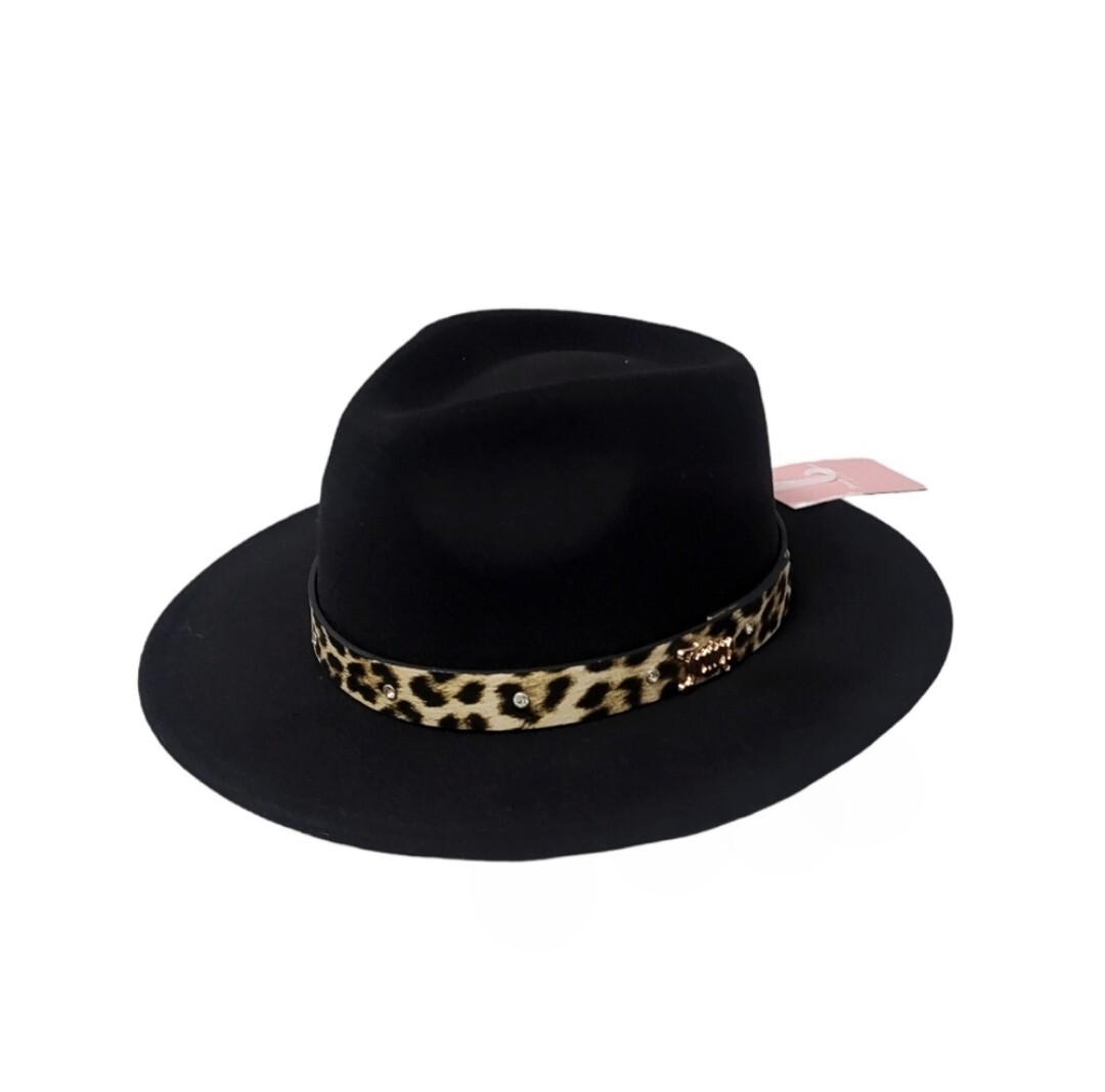 Juicy Couture Fedora Hat with Leopard Trim New Juicy Couture Fedora Hat with Leopard | Mercari main image 3