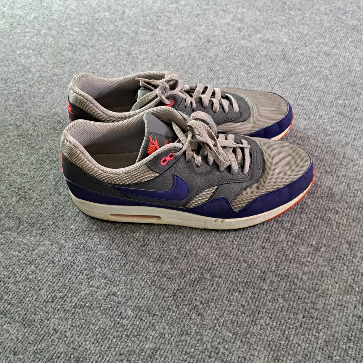 Preços baixos em Nike Air Max 1 Essential Ultramarine Dark Grey | eBay