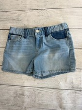 Old Navy Jean Shorts Kids Girl's 12 Regular Fit Stretch Extendable Everyday