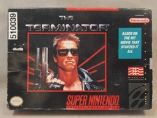 The Terminator Super Nintendo  SNES Authentic BOX ONLY