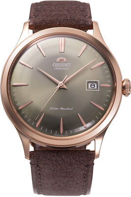 Orient Men's Bambino V4 42mm Automatic Watch RA-AC0P04Y