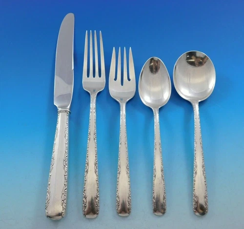 Camellia by Gorham Sterling Silver Flatware Set for 6 Service 34 pieces