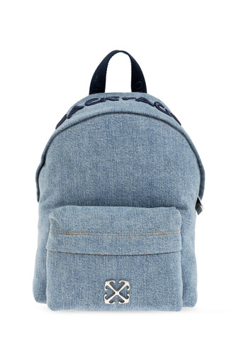Off-White - Women - 'JITNEY' denim backpack - Blue