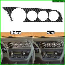 For Acura Rsx 2002-06 Real Carbon Fiber Console Ac Air Vent Panel Cover Trim