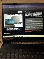 Asus Tuf F15 Gameing Laptop 144hz Screen Intel Core I7