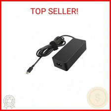 Lenovo 65w USB Type C Ac Adapter 4X20M26268 With 2 Prong Power Cord Included, Bl