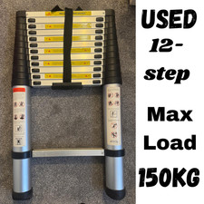 Used Telescopic Ladder Loft Ladder Extendable Aluminium Ladder Non-Slip