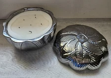 ELTON JOHN Slatkin + Co 50 oz Silver Woodside Holiday Decorative Candle XL