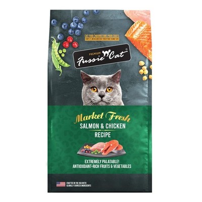 Market Fresh Salmon & Chicken Recipe, Dry Cat Food, 10lb Bag