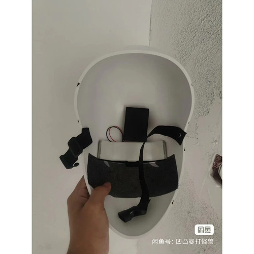 Naruto Obito Uchiha Tobi LED Cosplay Mask Helmet Sharingan Eye Akatsuki Prop - Picture 8 of 9