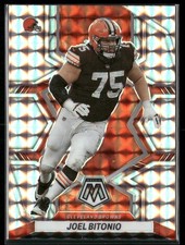 2022 Panini Mosaic #225 Joel Bitonio Silver