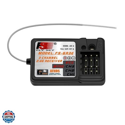 Flysky GR3E Receiver 2.4G FS-GR3E 3CH Receiver for Flysky FS-GT2 FS-GT2B FS-G...