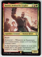 Barret, Avalanche Leader Rare Commander: FINAL FANTASY 79 MTG Near Mint