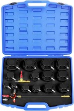 16pc Turbo Boost Leak Tester Kit Intercooler Pressure Test Set 31-100mm