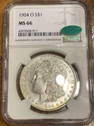 1902-O Morgan Silver Dollar $1 NGC MS66 CAC Gem Uncirculated Semi-PL