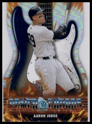 2026 Bowman  Aaron Judge  - Power Chords Die-Cut Refractor - NY Yankees