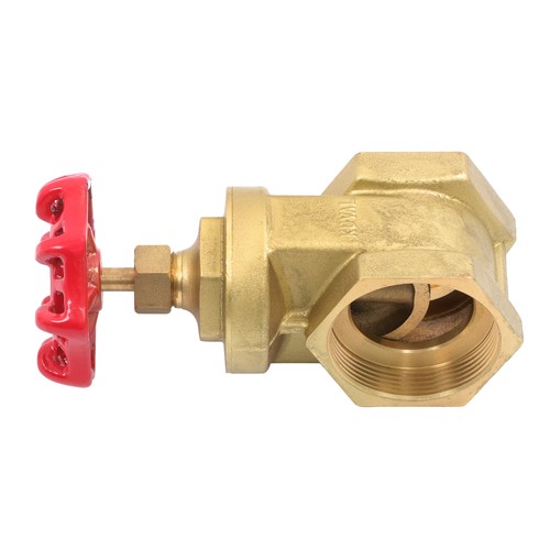 2" Industrial Brass Gate Valve 200 PSI, NPT Female Ports, Multi-Purpose Use NEW