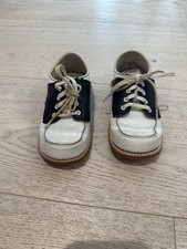 Vintage Oxford Shoes Stride Rite Blue  White Leather. USA Toddler 9 1/2D Size