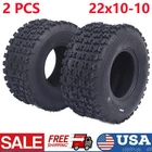 Set of 2, 22x10-10 ATV Tires 6PR 22x10x10 UTV Tires 22 10 10 All Terrain Tyres
