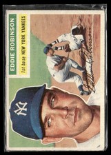 1956 Topps #302 Eddie Robinson EX - NM