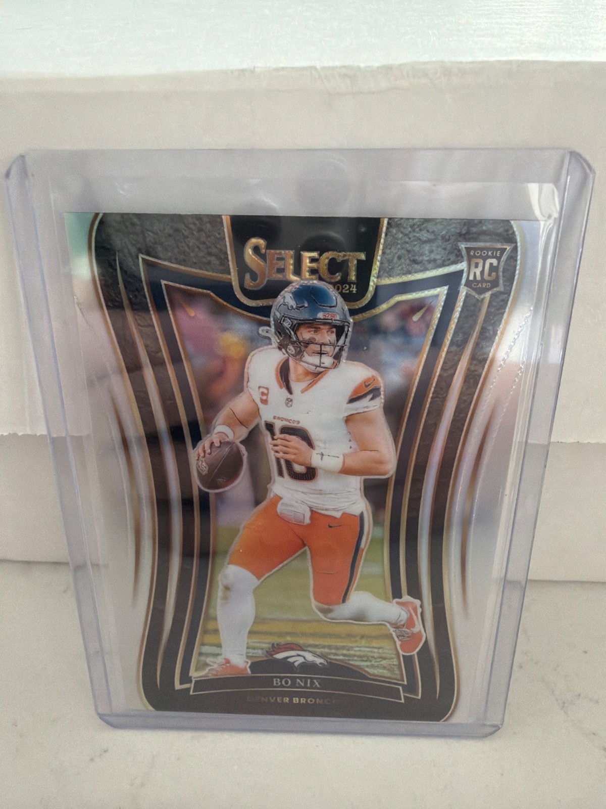 2024 Panini Select - Suite Level Bo Nix #382 Silver Prizm (RC)