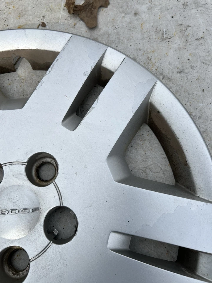 paint peel 2011 2012 2013 2014 DODGE AVENGER 17" wheel cover hub cap 8038 - Image 4 of 4