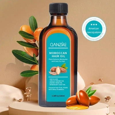 ESSENTIAL Moroccan Hair Oil 100ml Moisturizing Smoothing for All Hair Types Hair serum