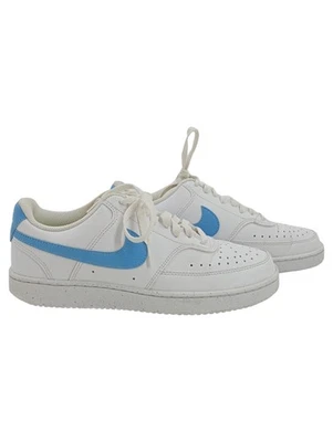 Nike Court Vision Baskets Femme Blanc Bleu Loisirs (EU 40) - Photo 1/4