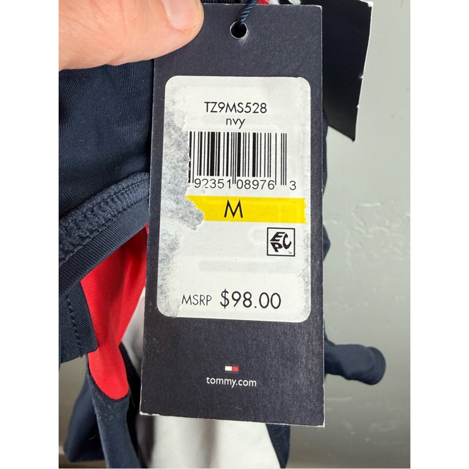 NWT Tommy Hilfiger Essential Colorblock Swimsuit Medium image 8