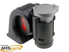 Stebel Nautilus Camion Compatto 12V Elettropneumatico Forte Auto Furgone Corno Nero