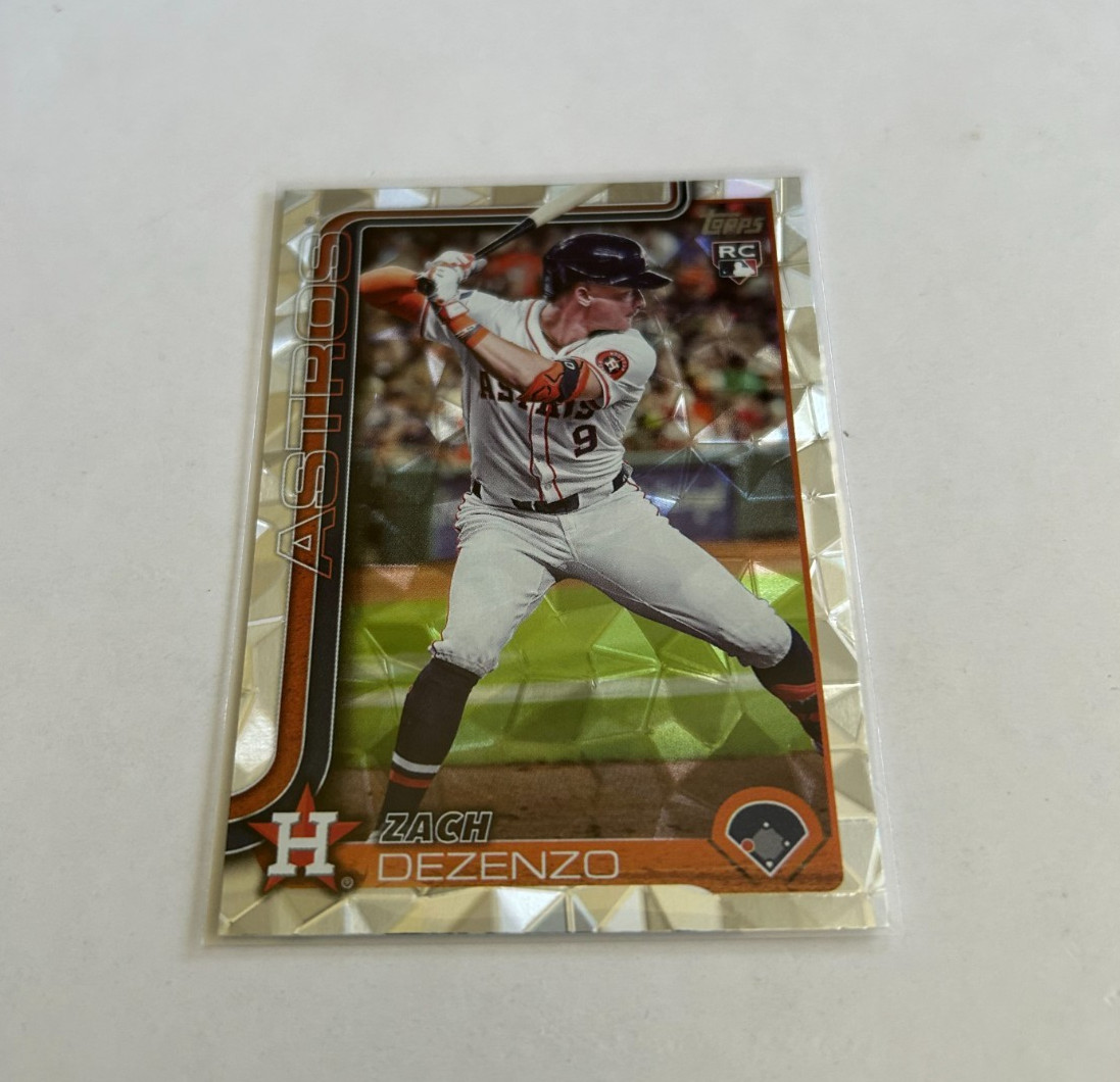 2025 Topps Series 1 Zach Dezenzo Diamante Foil Rookie Card #89 Houston Astros