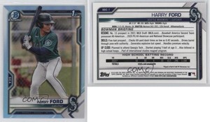 2021 Bowman Draft Chrome Sky Blue Refractor Harry Ford #BDC-1