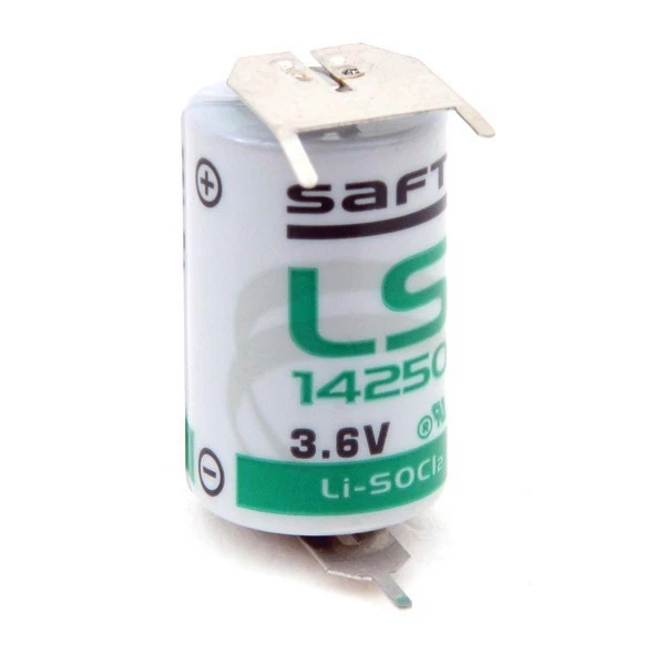 Pile SAFT LS-14250 3.6 Volt Lithium Thionyl Chloride 3 picots - Photo 1/2