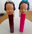 2 PEZ Vintage Snow White 2.6 Austria No Feet