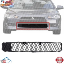 NEW FRONT BUMPER GRILLE TEXTURED BLACK FOR 2008-2015 MITSUBISHI LANCER MI1036101