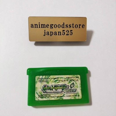 Pokemon Leaf Green Version Game Boy Advance GBA Japanese Tested